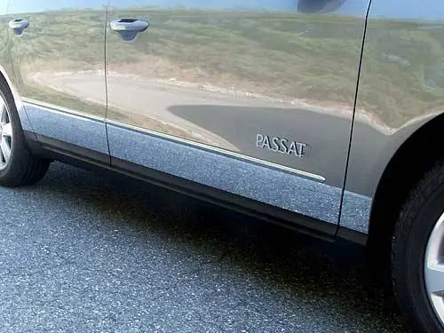 Today Only VOLKSWAGEN PASSAT 4dr QAA Stainless 8pcs Rocker Panel Trim TH26675