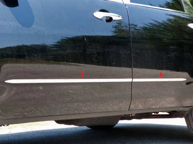 Place Order ACURA MDX 4dr QAA Stainless 4pcs Molding Insert MI27297