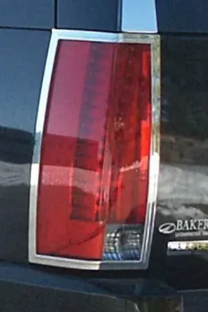 Next Day Delivery ESCALADE 4dr QAA Chrome ABS plastic 2pcs Tail Light Bezels TL47255