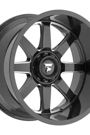 No Minimum Order Fittipaldi Offroad FA16BM 8x165.1 18x9 +12 Gloss Black Milled