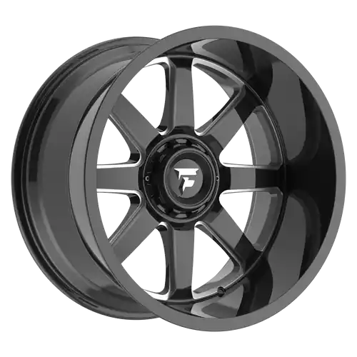 No Minimum Order Fittipaldi Offroad FA16BM 8x165.1 18x9 +12 Gloss Black Milled