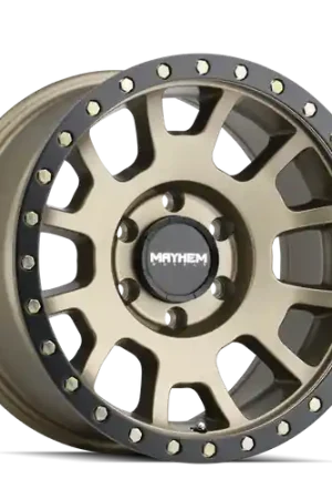 Free Delivery Mayhem Scout 8302 6x135 18x9+0 Matte Gold W/Matte Black Lip