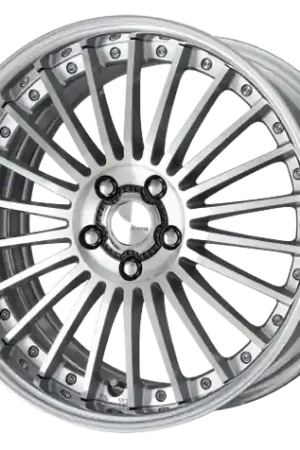 Deal Work Lanvec Lf1 5x114.3 19x9.5+38 A Disk Machine Silver Polish