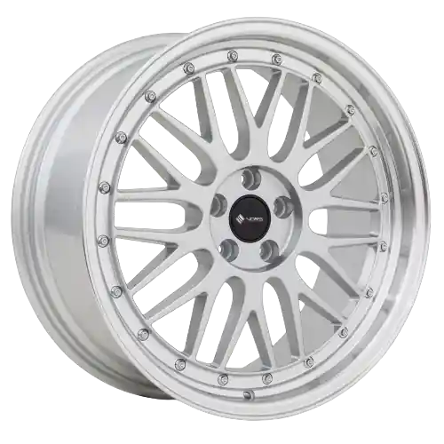 Vors VR8 5x112 19x9.5 +22 Silver Machine Lip Chrome Rivet Price Drop