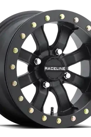 Warranty Included Raceline A71B Mamba Beadlock ATV/UTV 4X156 15x7 +0 Black