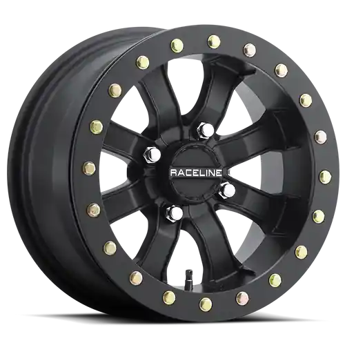 Warranty Included Raceline A71B Mamba Beadlock ATV/UTV 4X156 15x7 +0 Black