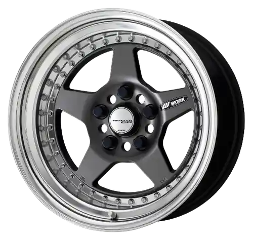 Hot Picks Work Meister Cr01 5x120 15x5.5+13 O Disk Matte Gunmetal
