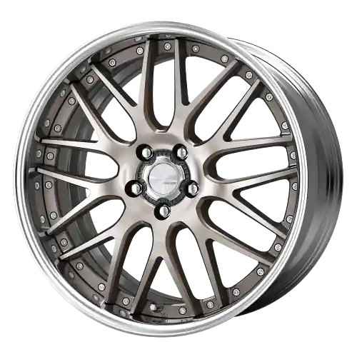 Work Lanvec Lm1 5x100 18x8.5+12 A Disk Trans Gray Polish Buy Direct
