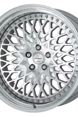 Worldwide Shipping Work Gran Seeker Ccx 5x120.65 20x8.5+26 R Disk Machined Silver Polish