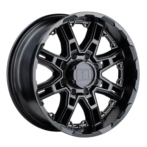 Level 8 SLINGSHOT 5X127 20X10 -23 MATTE BLACK Premium