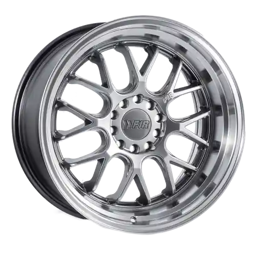 F1R F21 5x100/5x114.3 19x8.5 +35 Hyper Black/Polish Lip Hot Deal