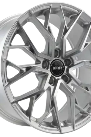 F1R FS3 5x112 18x8.5 +35 Machine Silver Super Sale