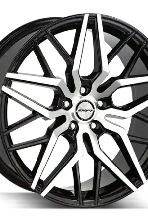 Shift Spring 5x114.3 20x8.5 +35 Gloss Black Machined Sale