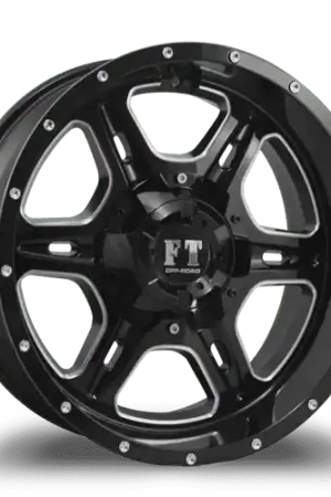 Hassle-Free Returns FULL THROTTLE FT6054 5x127/5x139.7 18x9-12 BLACK / MILLED