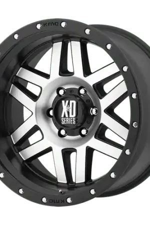 Buy Today XD XD128 MACHETE 5X150 18X9 +25 MACHINED FACE BLACK RING