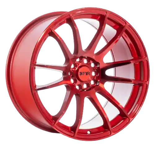 F1R F107 5x100/5x114.3 18x8.5 +33 Candy Red Weekend Sale