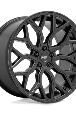 Niche 1PC M261 MAZZANTI 5X114.3 19X8.5 +35 MATTE BLACK Free Shipping
