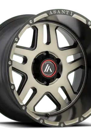 Save Now Asanti Off Road AB809 ENFORCER 8X170 20X12 -44 MATTE BLACK MACHINED W/ TINTED CLEAR