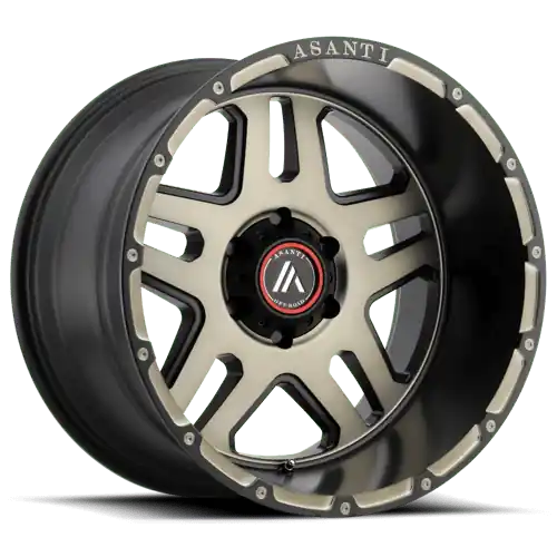 Save Now Asanti Off Road AB809 ENFORCER 8X170 20X12 -44 MATTE BLACK MACHINED W/ TINTED CLEAR