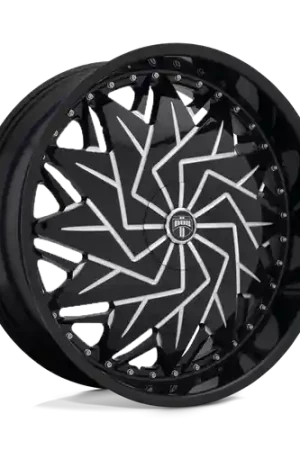 DUB 1PC S231 DAZR BLANK 26X9 +1 GLOSS BLACK MILLED Mega Sale