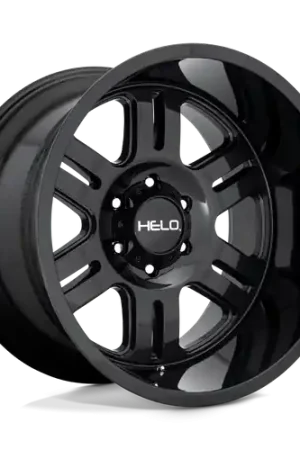 Trusted Brand Helo HE916 8X170 20X12 -44 GLOSS BLACK