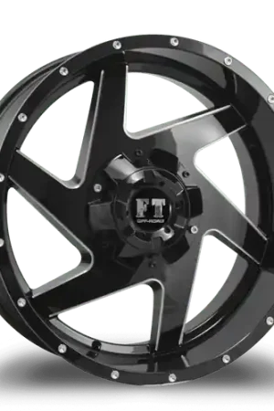 FULL THROTTLE FT6052 6x135/6x139.7 18x9-12 BLACK / MILLED Flash Sale