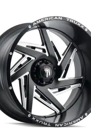 American Truxx Spiral AT1906 5x139.7 20x10-24 Black/Milled New Release