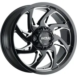 Ultra 230BM Villain 8x165.1 20x9 +18 Gloss Black w/Milled Accents Viral