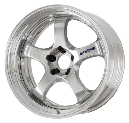 Work Meister S1R 4x100 17x7.5+22 O Disk Bright Buff Finish Markdown