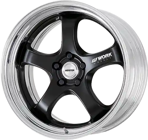 Work Meister S1R 5x100 17x6+45 R Disk Matte Black Professional Grade
