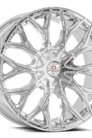 Cavallo CLV-37 5x114.3/5x120 20x8.5 +35 Nano Chrome Price Drop