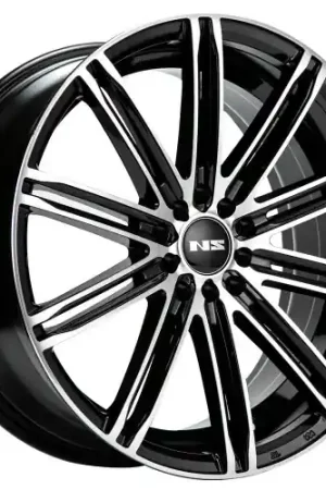 Certified Ns Wheels NS1601 5x100/5x114.3 18x8 +40 Gloss Black Machined