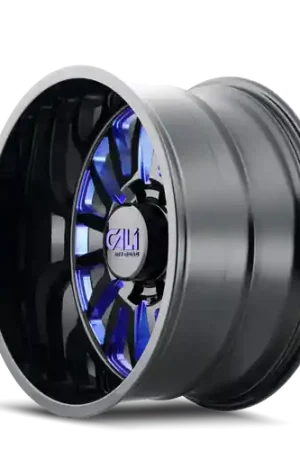 Cali Off-Road Summit 9110 8x180 20x10-25 Gloss Black/Blue Milled No Minimum Order