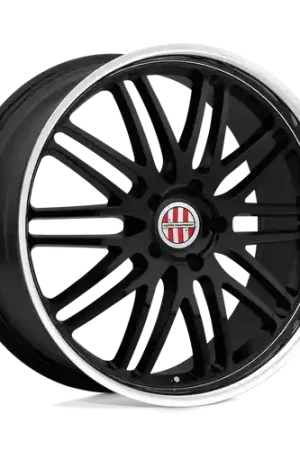 Low Price Victor Equipment LEMANS 5X130 18X9.5 +49 GLOSS BLACK W/ MIRROR CUT LIP