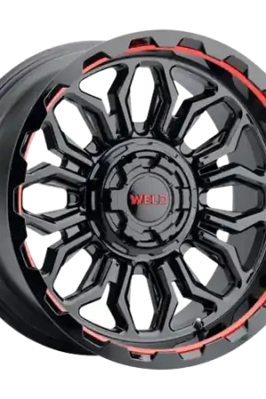 WELD Off-Road Flare 6x135 20x9 0 Gloss Black/Milled RED Bargain