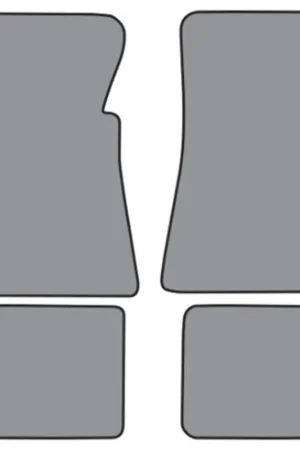 Mega Sale Floor Mats for 1955-1956 Ford Fairlane (FM80F FM18R) Loop 4Pc