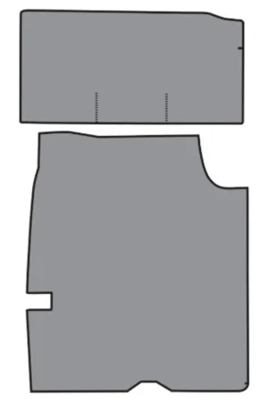 Trunk Mat for 1966-1967 Oldsmobile Cutlass Die Cut TM Vinyl Complete 2Pc Same Day Shipping