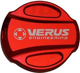 Verus Engineering RLA Oil Cap, Anodized Red - 2012-2024 Subaru WRX / 2013-2021 STI / 2013-2024 Toyota GR86 / Subaru BRZ / Scion FRS / 2014-2024 Forester / 2020-2024 Crosstrek / 2015-2024 Impreza Last Chance