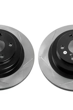 Markdown Stoptech Slotted Rear Rotor Pair - 2006-2007 Subaru WRX / 2005-2009 Legacy GT