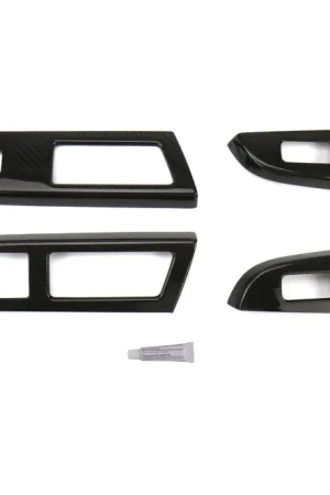 Special Offer OLM S-Line Carbon Fiber Door Switch Panel Covers - 2015-2016 Subaru WRX / STI