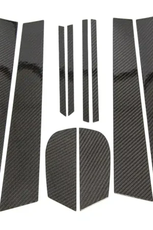 OLM S-line Carbon Fiber Pillar Trim - 2013-2017 Subaru Crosstrek Don’t Miss Out