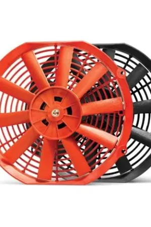 BLOX Racing 10inch Electric Slim Fan - Red Hassle-Free Returns