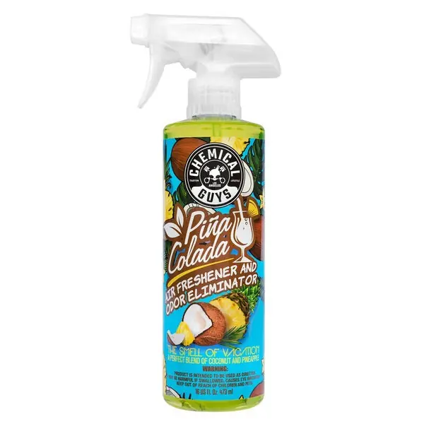 Chemical Guys Pina Colada Air Freshener & Odor Eliminator - 16oz No Minimum Order