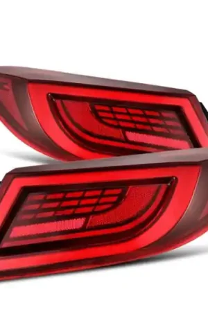 AlphaRex 22-24 Toyota GR86 LUXX LED Taillights Vivid Red Discount