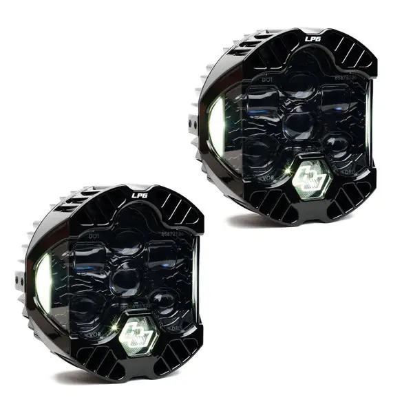 Express Delivery Baja Designs DOT LP6 LED Auxiliary Light Pod (Clear DRL) - Pair