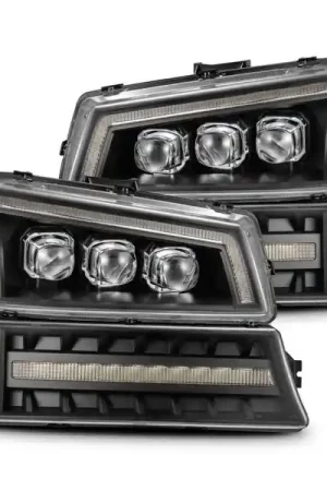 Today Only AlphaRex 03-06 Chevy Silverado 1500/2500HD/3500HD/Avalanche Black NOVA LED Proj Headlights