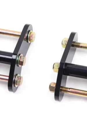 Zone Offroad 76-86 Jeep CJ/87-95 YJ 1/2in Rear 1/2in Leaf Spring Lift Shackle Clearance