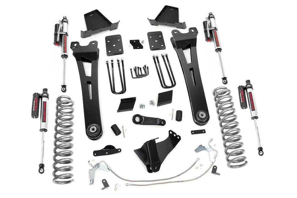 Hassle-Free Returns 6 Inch Ford Radius Arm Suspension Lift Kit Vertex 11-14 F-250 Overloads Rough Country