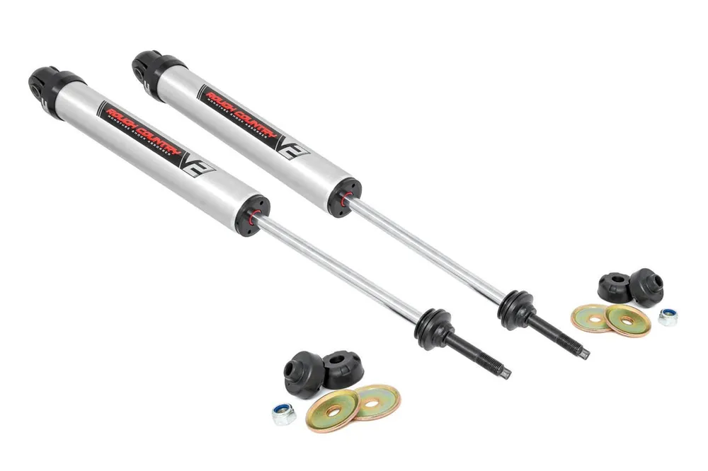 Place Order Dodge RAM 1500 4WD 94-01 V2 Front Monotube Shocks Pair 6.5 Inch Rough Country