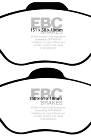 EBC 08+ Lotus 2-Eleven 1.8 Supercharged Greenstuff Front Brake Pads Deal